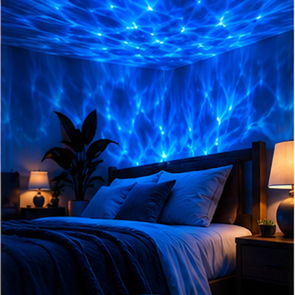 NorvaGlow™ Ocean Wave & Northern Lights Projector Lamp