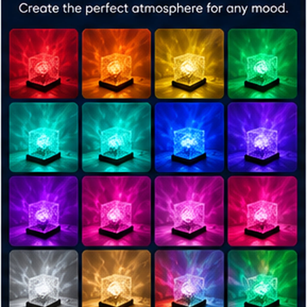 NorvaGlow™ Ocean Wave & Northern Lights Projector Lamp