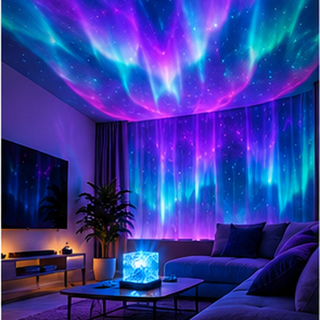 NorvaGlow™ Ocean Wave & Northern Lights Projector Lamp