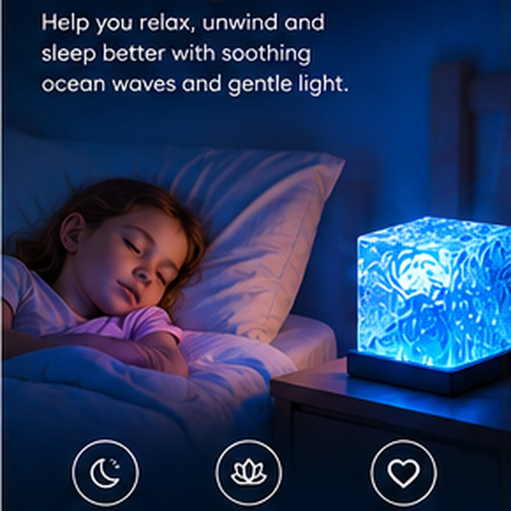 NorvaGlow™ Ocean Wave & Northern Lights Projector Lamp
